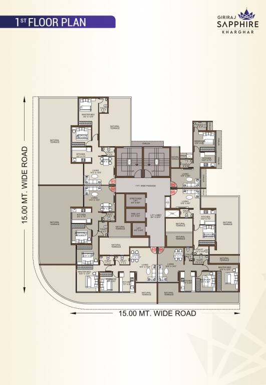  sapphire Sapphire Tower A Cluster Plan