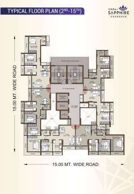  sapphire Sapphire Tower A Cluster Plan