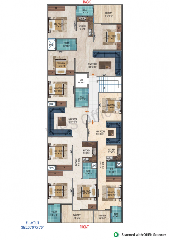  lavish homes Cluster Plan
