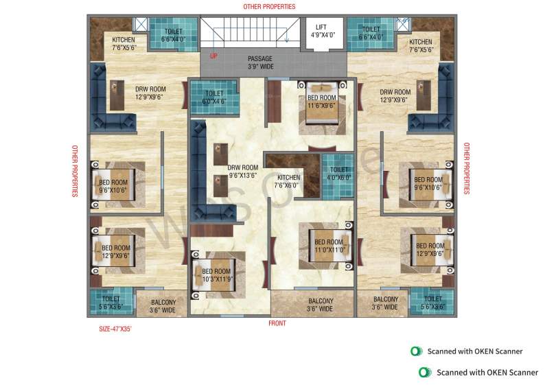 maa luxury homes Maa Luxury Homes Cluster Plan