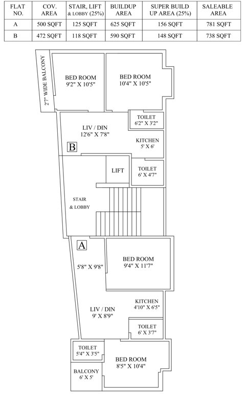  shree radha apartment Shree Radha Apartment Cluster Plan