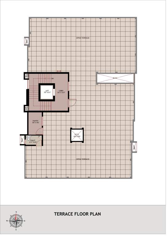  gayathri Ramaniyam Gayatri Cluster Plan for Terrace Floor
