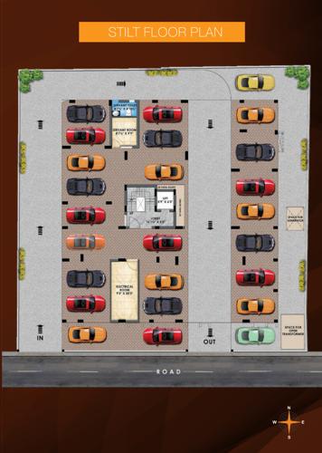  hayagriva-apartments Hayagriva Apartments Cluster Plan for Stilt Floor