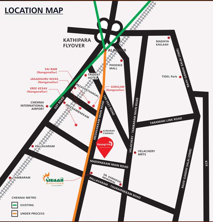  hayagriva apartments Location Plan