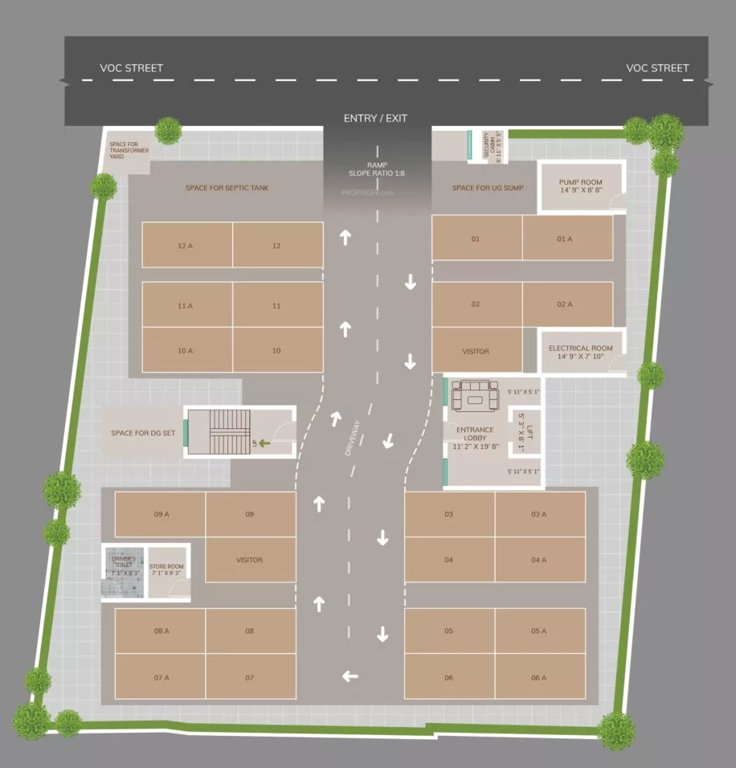 vivriti Arihant Vivriti Cluster Plan for ground Floor