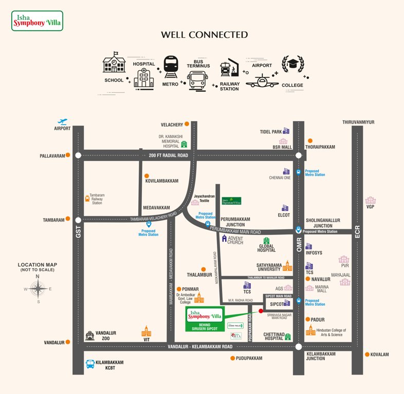  symphony villa Location Plan