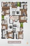 Abhirami Cluster Plan for 1st Floor  abhirami Abhirami Cluster Plan for 1st Floor