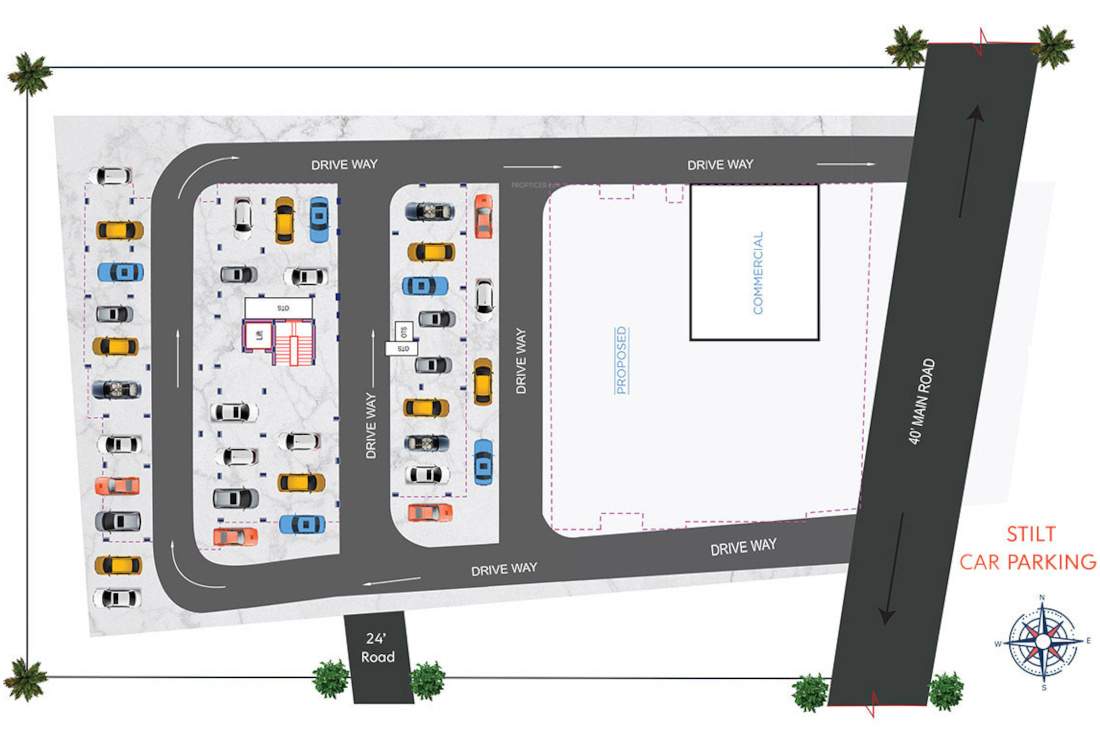  elanza phase 2 GP Homes Elanza Phase 2 Cluster Plan for Car Parking