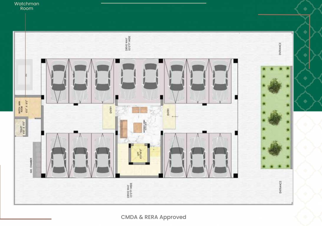  anantha lakshmi Anantha Lakshmi Cluster Plan for ground Floor