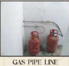  courtyard Piped Gas Connection