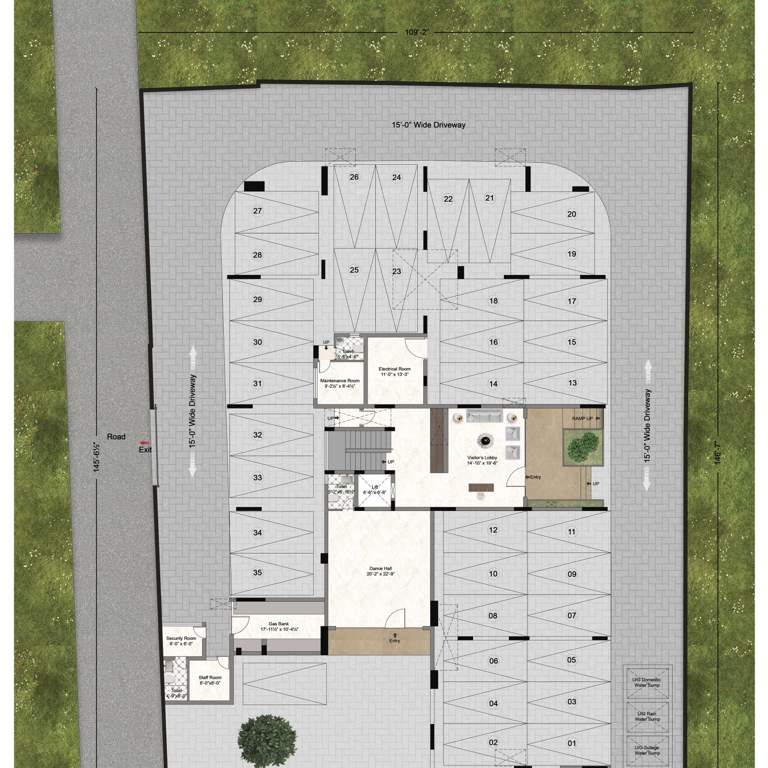  lavanya residences Lavanya Residences Cluster Plan for ground Floor