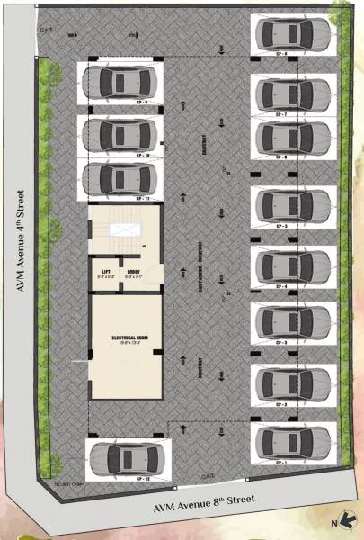  avanthika Avanthika Cluster Plan for Parking