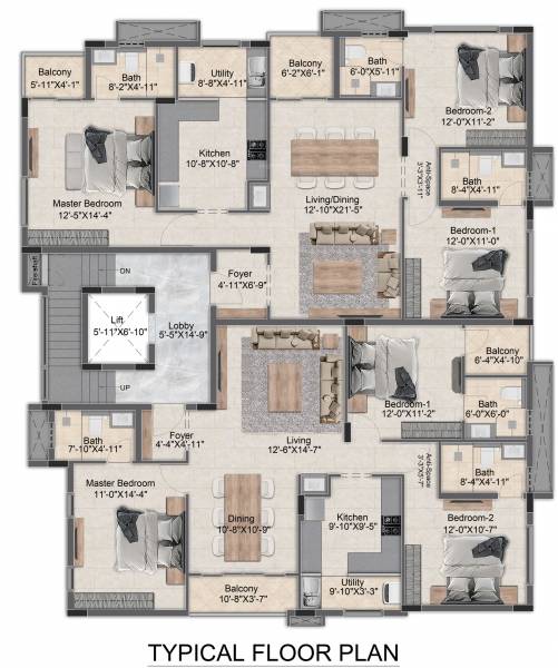  temple-tree Temple Tree Cluster Plan