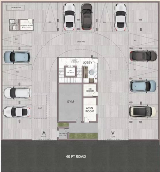  orion Orion Cluster Plan for Car Parking