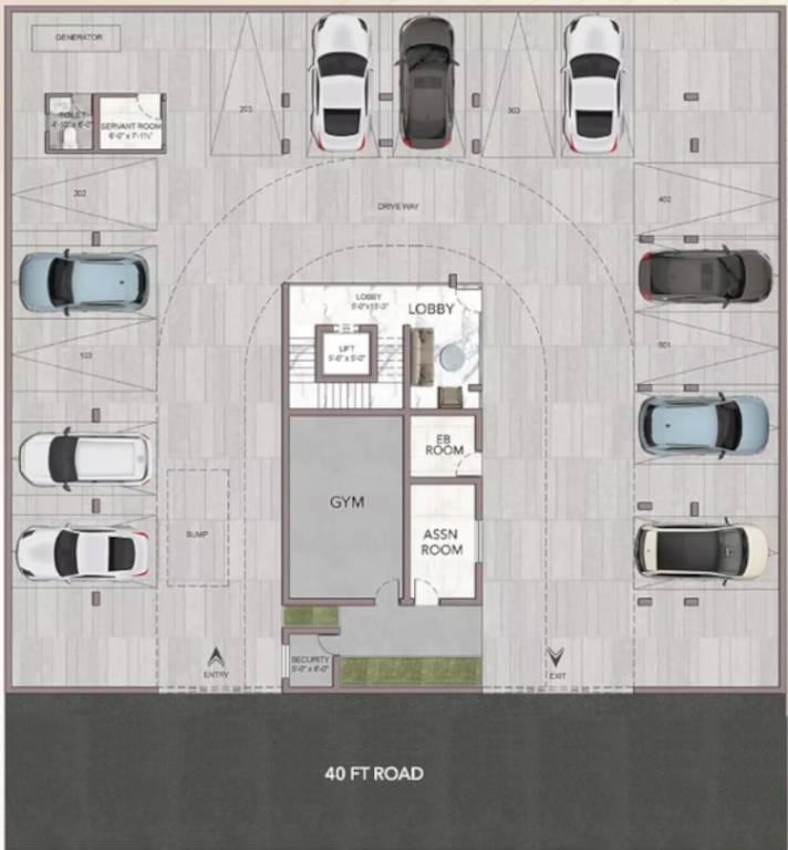  orion Orion Cluster Plan for Car Parking