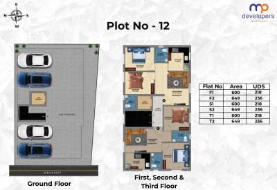  petals Petals 12 Cluster Plan for ground Floor