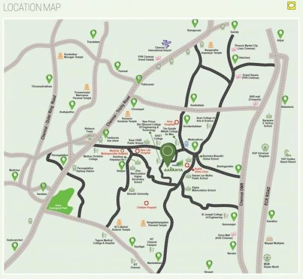  tvs-emerald-aaranya-phase-iii Location Plan