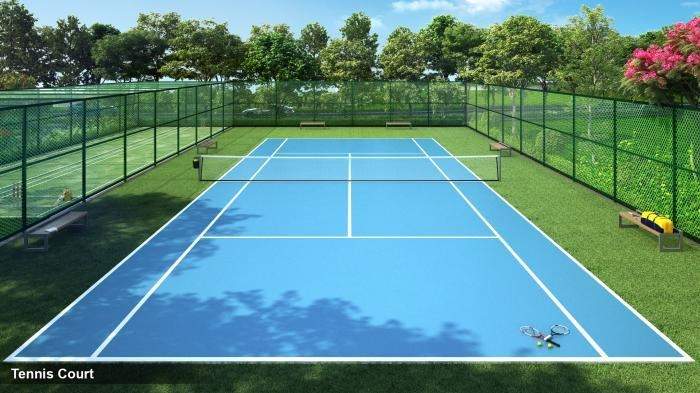  tvs emerald aaranya phase iii Tennis Court