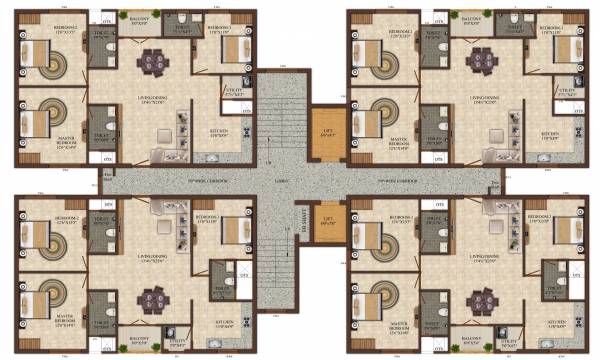  temple-residency Temple Residency Cluster Plan