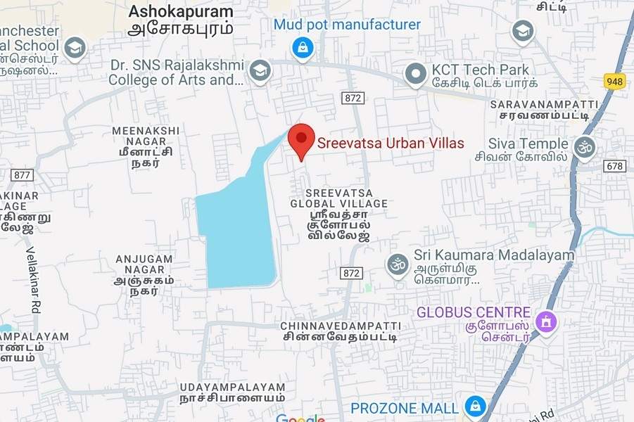  urban villas block 1 t0 9 Location Plan