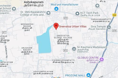 Location Plan urban-villas-block-1-t0-9 Location Plan