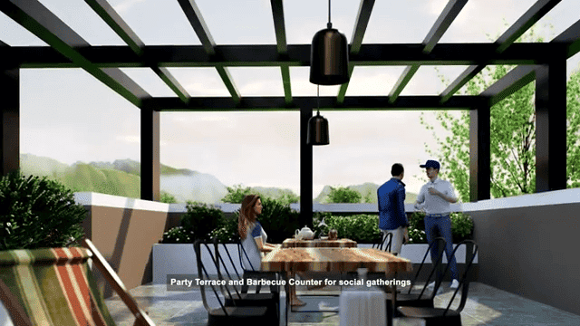 galaxy Barbecue Area