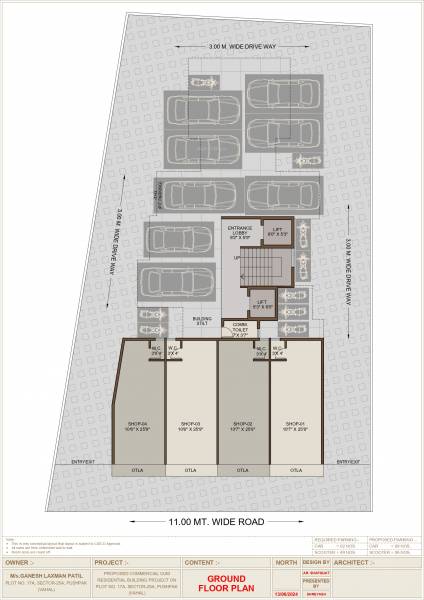  trimurti-residence Trimurti Residence Cluster Plan