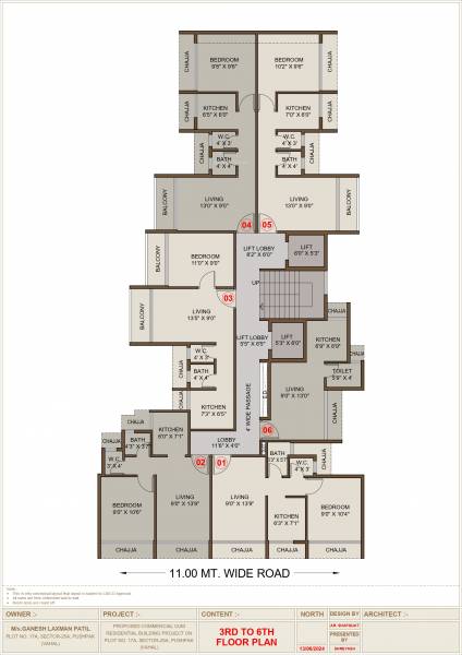  trimurti-residence Trimurti Residence Cluster Plan