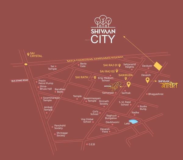  shivaan-city Location Plan