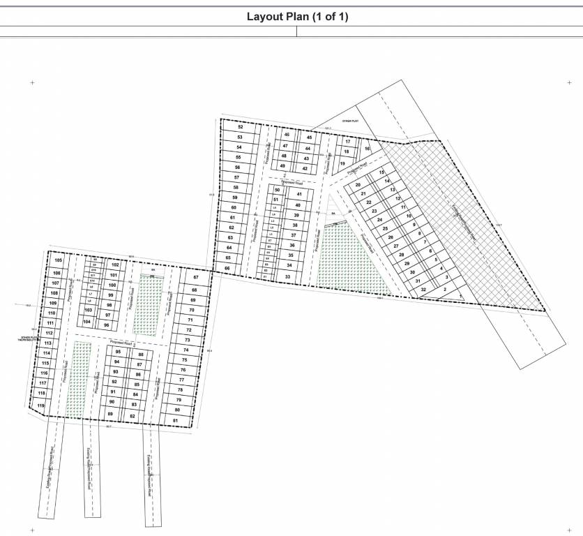  zillion park Layout Plan