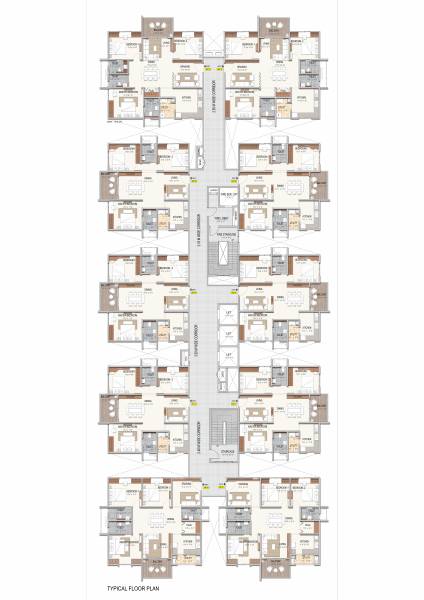  luxor-exclusive Block A Cluster Plan for Typical Floor