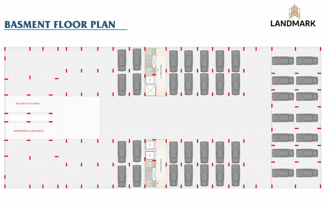  landmark Landmark Cluster Plan For Basement Plan 