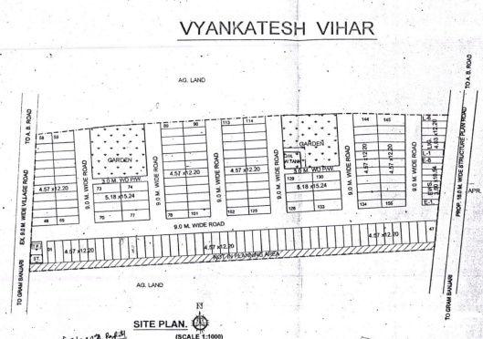 vyankatesh vihar Layout Plan