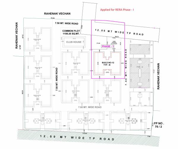  rajeshwar-galaxy Building 12 Cluster Plan