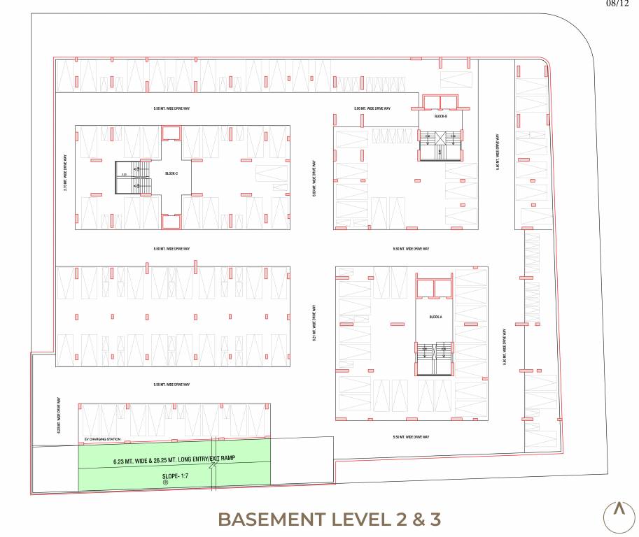 ganesh vivanta Block A Cluster Plan from 2nd to 3rd Floor