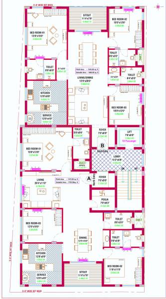  vr-squares VR Squares Cluster Plan from 1st to 3rd Floor
