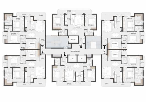  dynasty Crown Tower B Cluster Plan