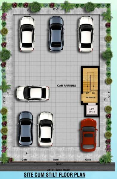  amutham Amutham Cluster Plan for car parking