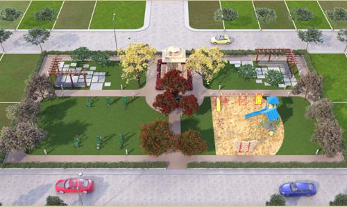  vedanta-city-phase-2 Landscape Garden and Tree Planting