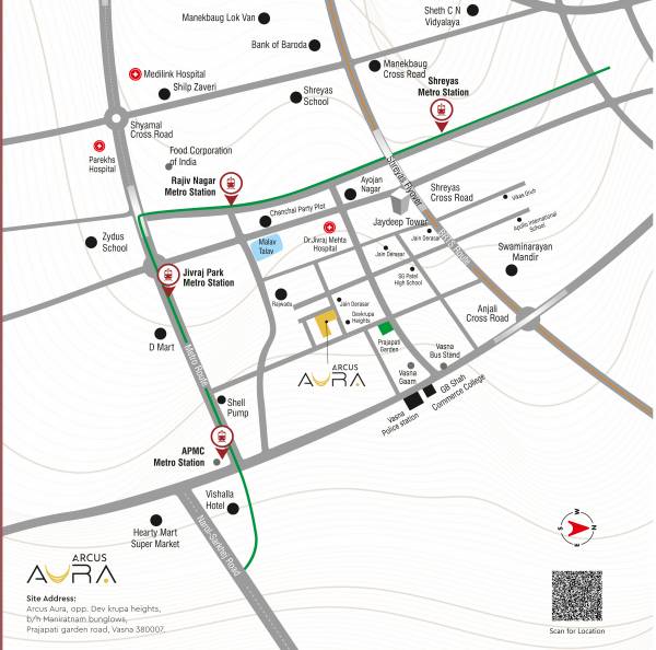  arcus-aura Location Plan