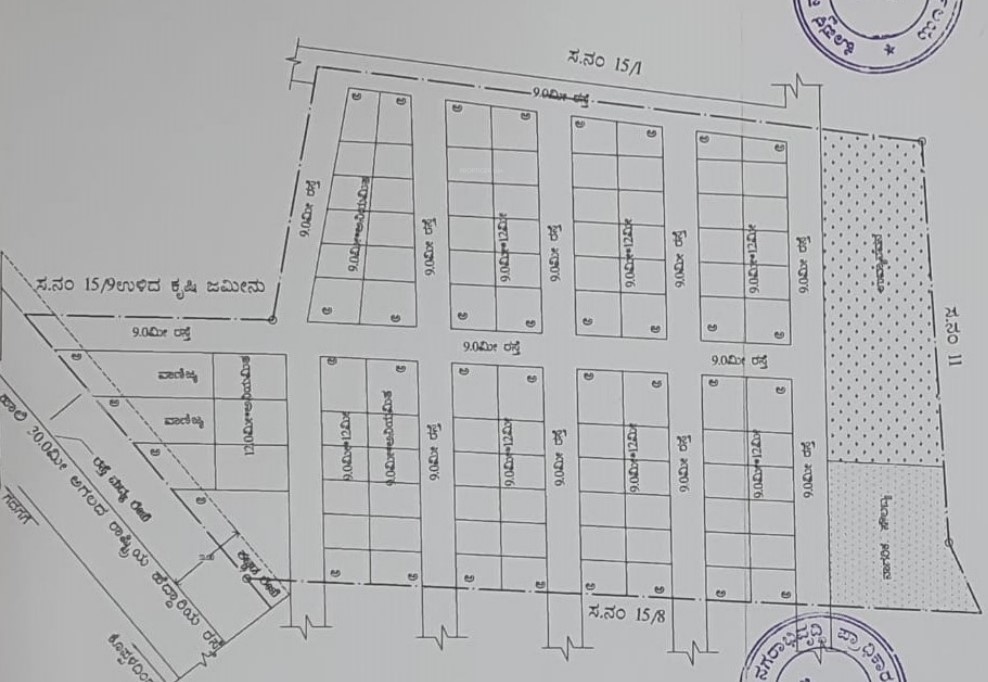  muttenavar colony Layout Plan