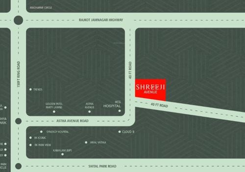 Location Plan shreeji-avenue Location Plan