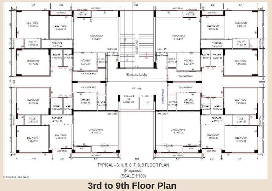  kasturi pride 1 Cluster Plan