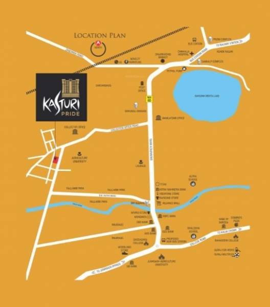 Location Plan kasturi-pride Location Plan