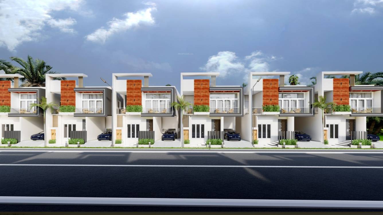  white villas Elevation