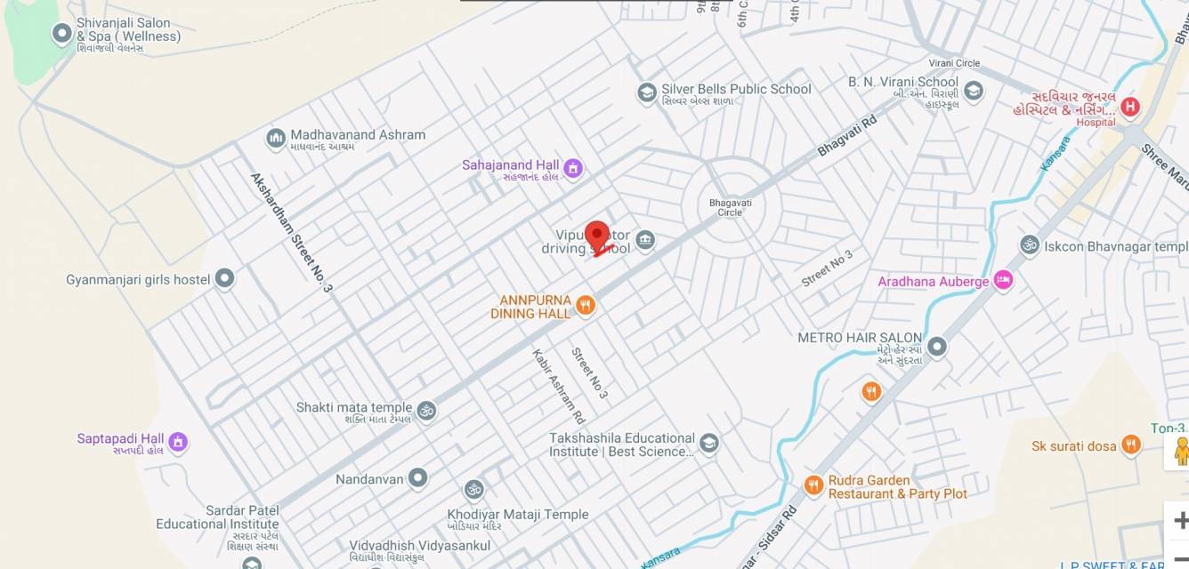 arham residency Location Plan