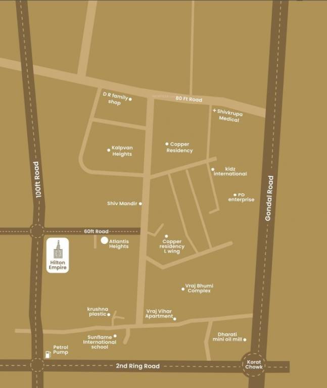  hilton empire Location Plan