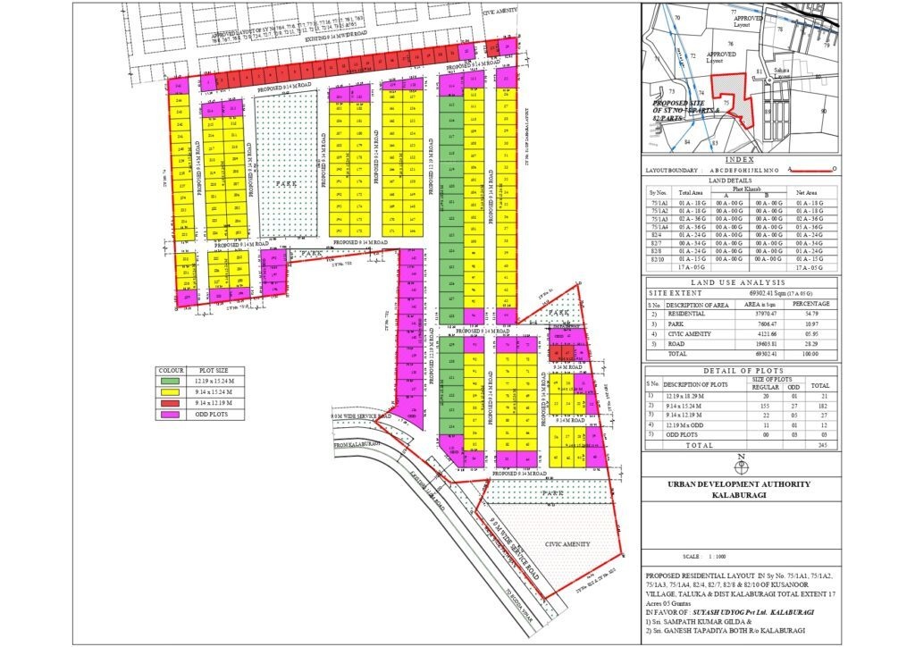 manas greens Layout Plan