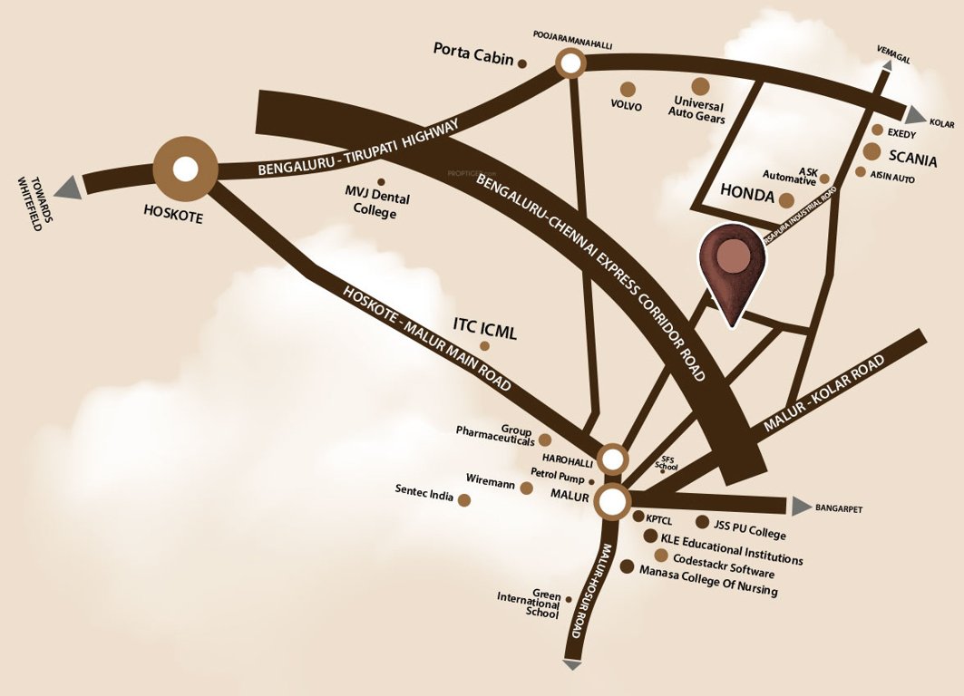  aura ville phase 2 Location Plan