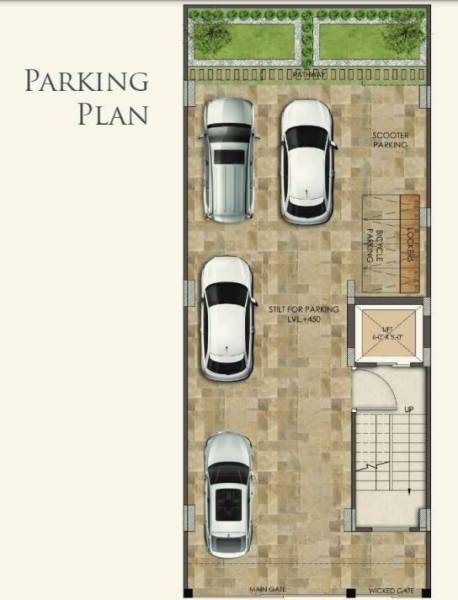  the-rising-palm-floors Cluster Plan